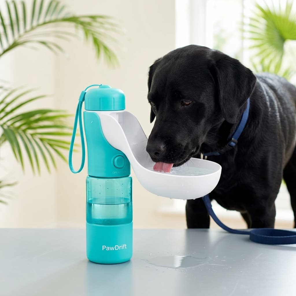 Bebedero Portátil Antiderrame para Paseos (550ml)